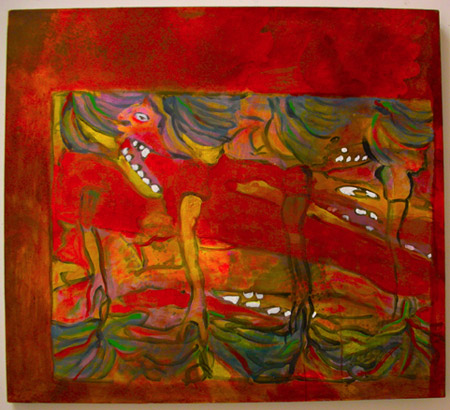 Plantains 3, 2010, acrylic on canvas, 36" x 40"