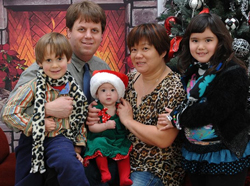 Rick Shafer and family in 2013