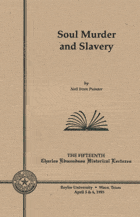 book cover image of Soul Murder and Slavery (Pamphlet)