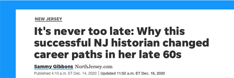 It's never too late