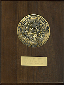 American Historical Association 2018 Award for Scholarly Distinction