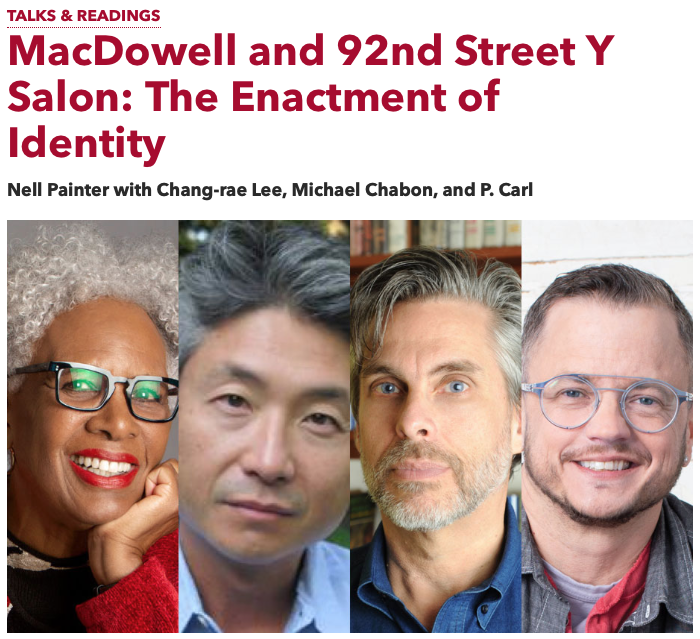 MacDowell and 92nd Street Y Salon: The Enactment of Identity MacDowell and 92nd Street Y Salon: The Enactment of Identity