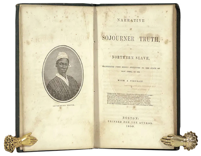 1850 Narrative of Sojourner Truth 1850 Narrative of Sojourner Truth title page