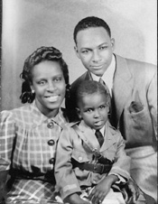 Irvin family in Houston, Christmas 1941